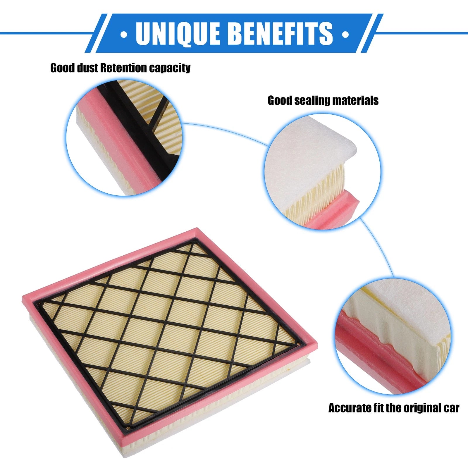 Car Engine Air Filter for Chevrolet Cruze (2011–2016) No.13272719