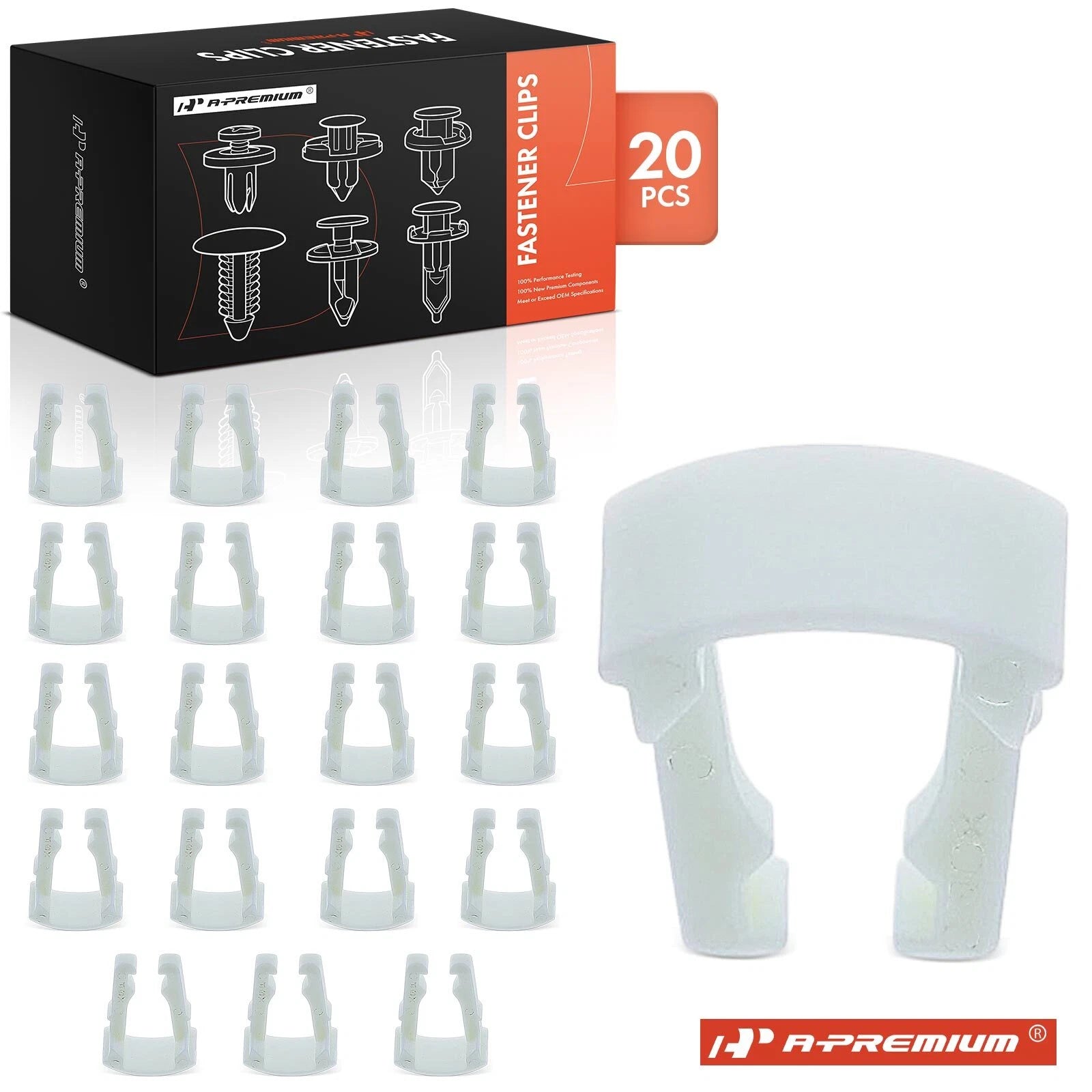 20Pcs Fuel Injection Line Nylon Retainer Clips for Ford Mazda 