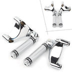 2X Passenger Footrest Foot Peg Mount for Harley Sportster XL883 XL1200 (2004–2013)