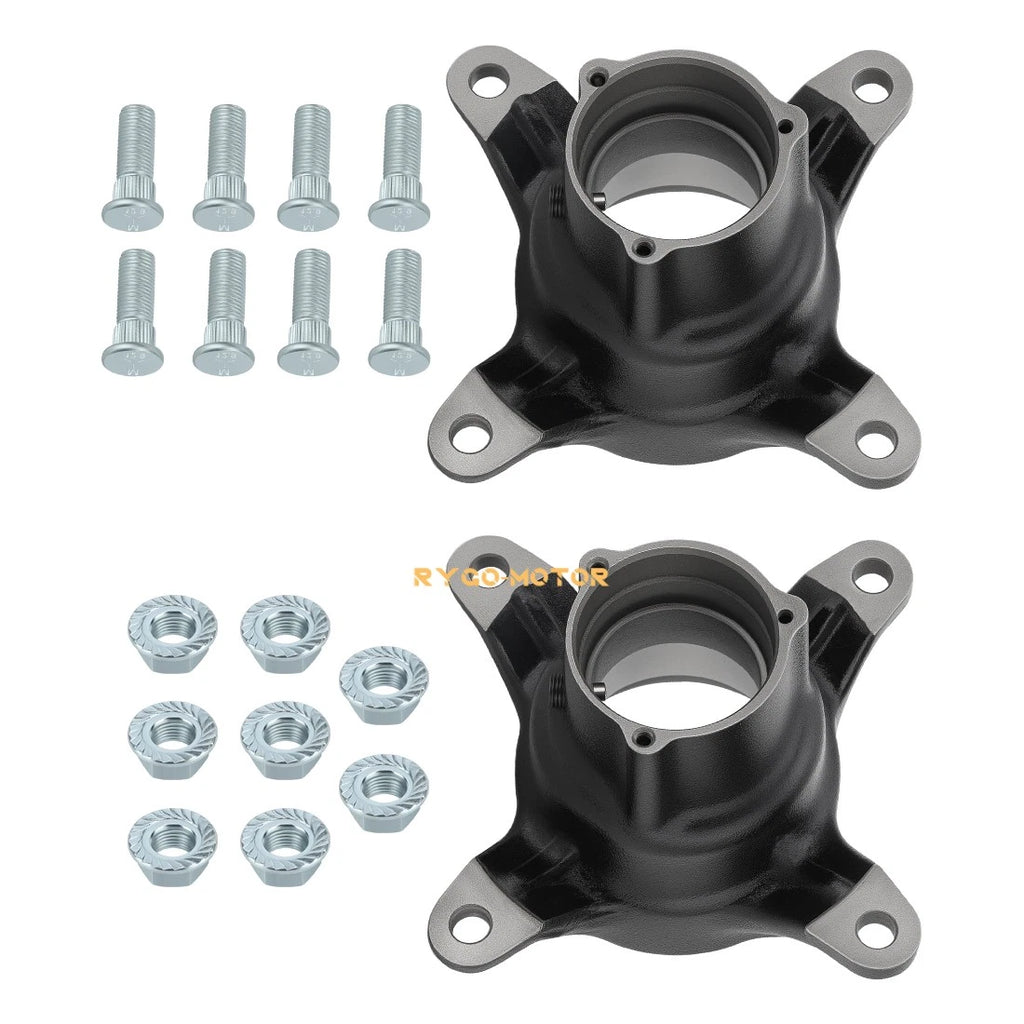 2 Front Wheel Hubs w/Studs for Polaris Sportsman 500 400 335 (1996–2014)