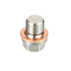 M12x1.5 Engine Oil Drain Plug Set with Washer for Mercedes-Benz