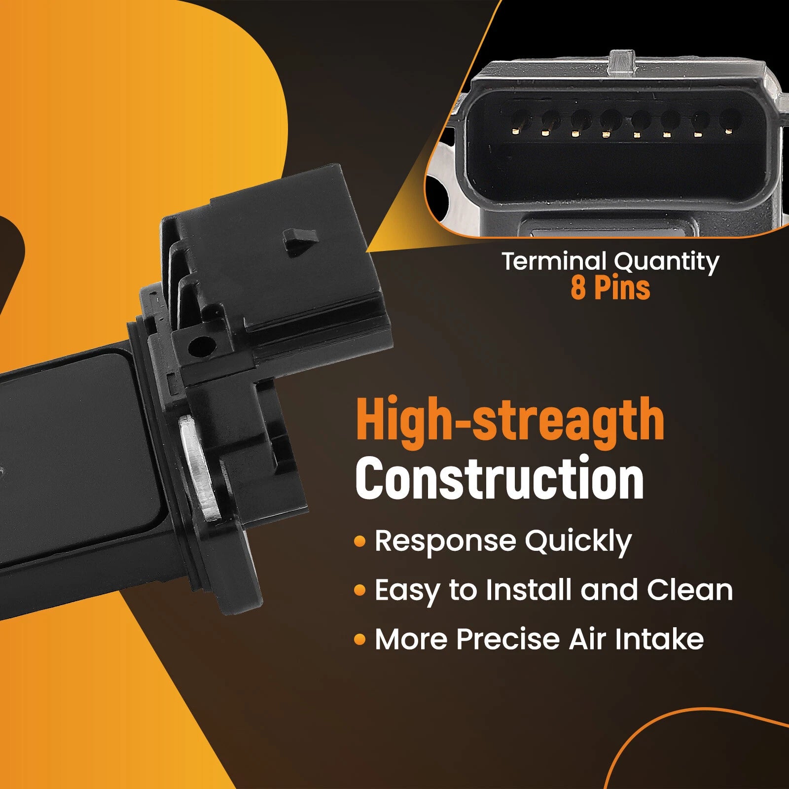 Mass Air Flow Sensor for Cadillac ATS CTS 2.0/2.5/3.6L (2012–2019) AFH70M78