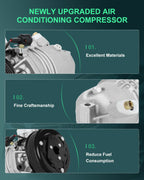 A/C Compressor for Nissan Cube (2009–2010) & Versa (2012) 1.8L, 1.6L
