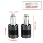 Set of 2 Heavy Weight Vibration Reducing Handle Bar Ends 7/8" 22mm