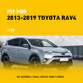 Pair of Front Wiper Side Cowl Extension Covers for Toyota RAV4 (2013–2019)