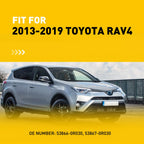 Pair of Front Wiper Side Cowl Extension Covers for Toyota RAV4 (2013–2019)