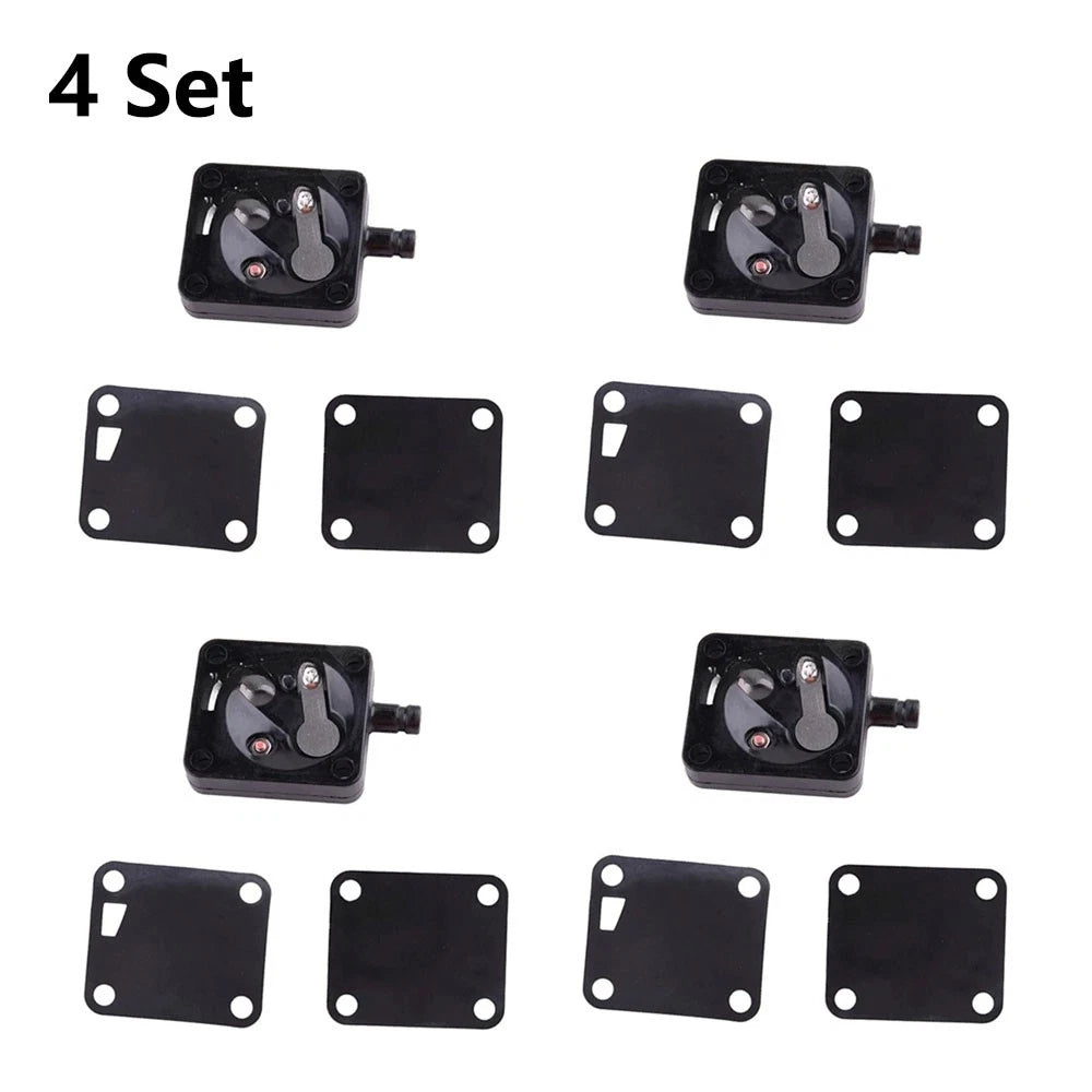 4X Fuel Pump Kit for Yamaha Outboard 2T 15-25HP (682-24412, 677-24411)