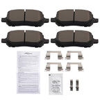Front Ceramic Brake Pads Kit for Pontiac Pursuit (2005–2006) / Saturn Ion (2003–2007)