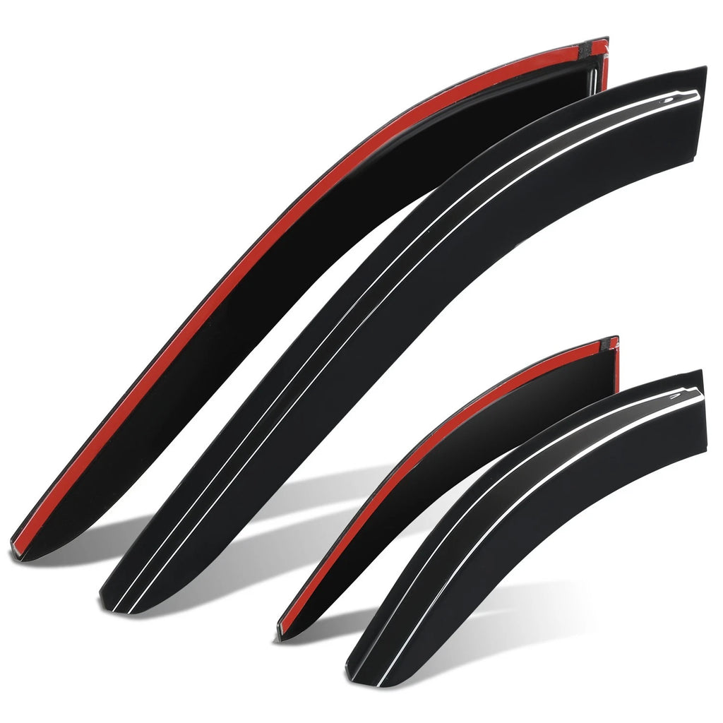 4-Piece Wind Rain Side Window Visors for Subaru WRX Sedan (2022–2026)