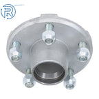 Set of 2 Galvanized Trailer Bearing Hub Kits for 2000lbs Straight Axle