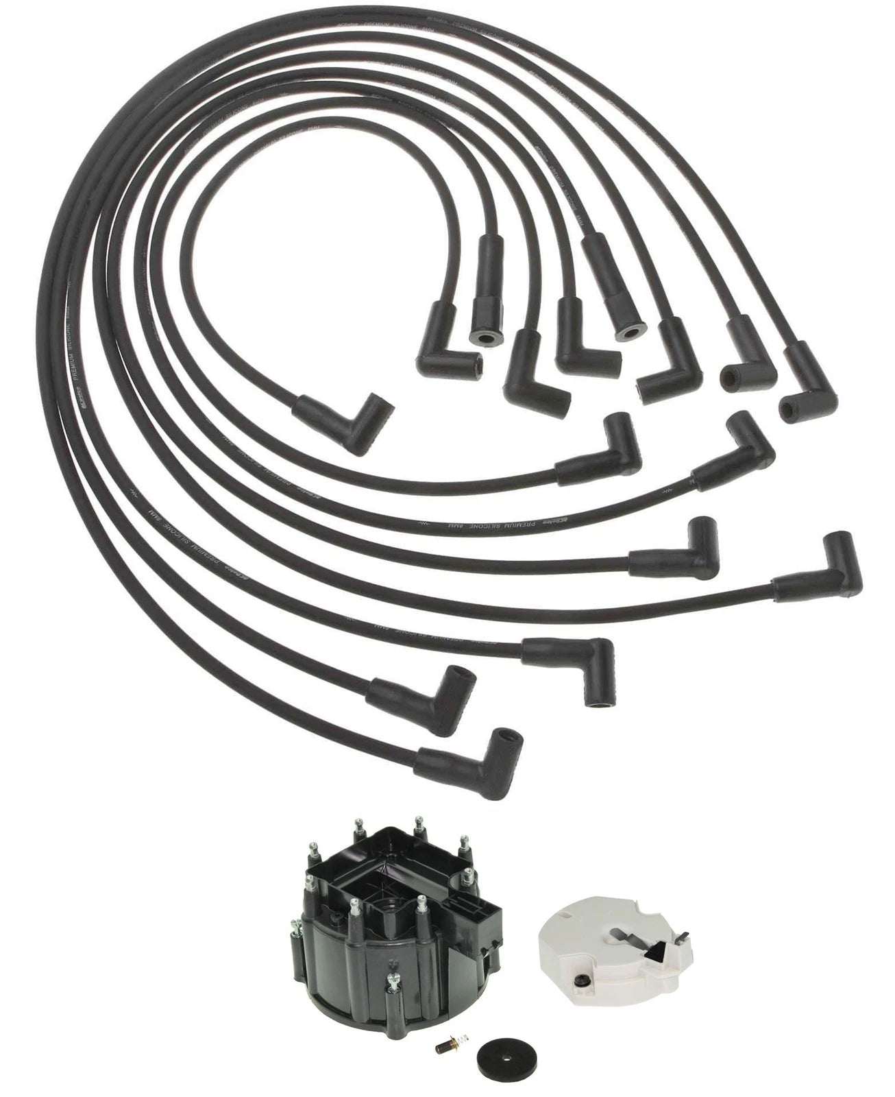 Distributor Rotor Cap & Wires Kit for Caballero C3500 V8 (1979–1987)