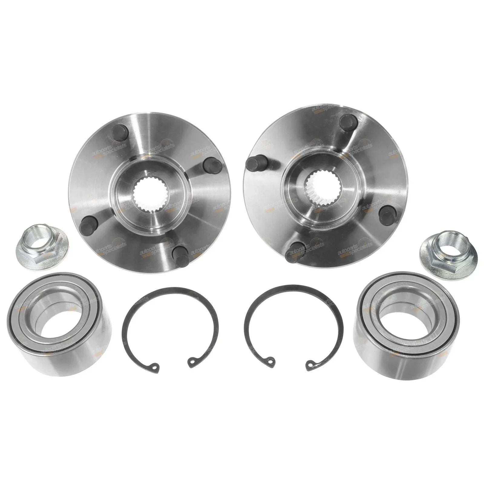Front Wheel Bearing Hubs for Ford Fiesta WP WQ (2004 - 2008)