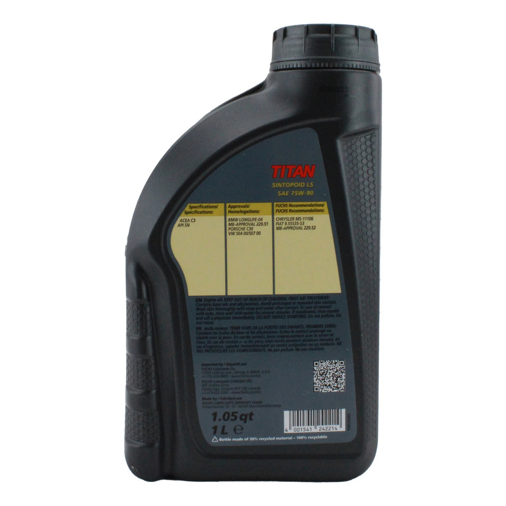 Fuchs TITAN GT1 PRO C-3 SAE 5W-30 Engine Oil 1L for Audi BMW VW Dodge (2010–2023)