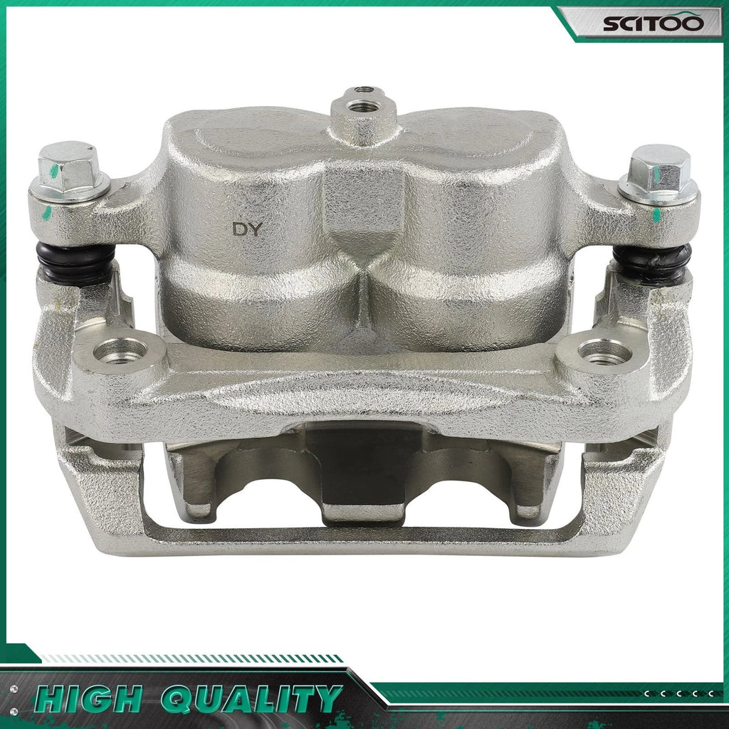 Front Pair Brake Calipers for Nissan Quest (2004–2009) 11-17 w/ Bracket