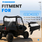 Soft Rear Window Panel for Honda Pioneer 700/700-4 (2014–2025)