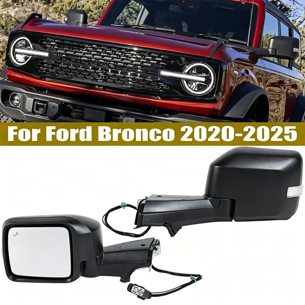 Left Driver Side Mirror with Blind Spot Camera for Ford Bronco (2020–2025)