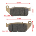 Front Brake Pads for HARLEY DAVIDSON XL 883 R Sportster, XL 1200 C (05-13)