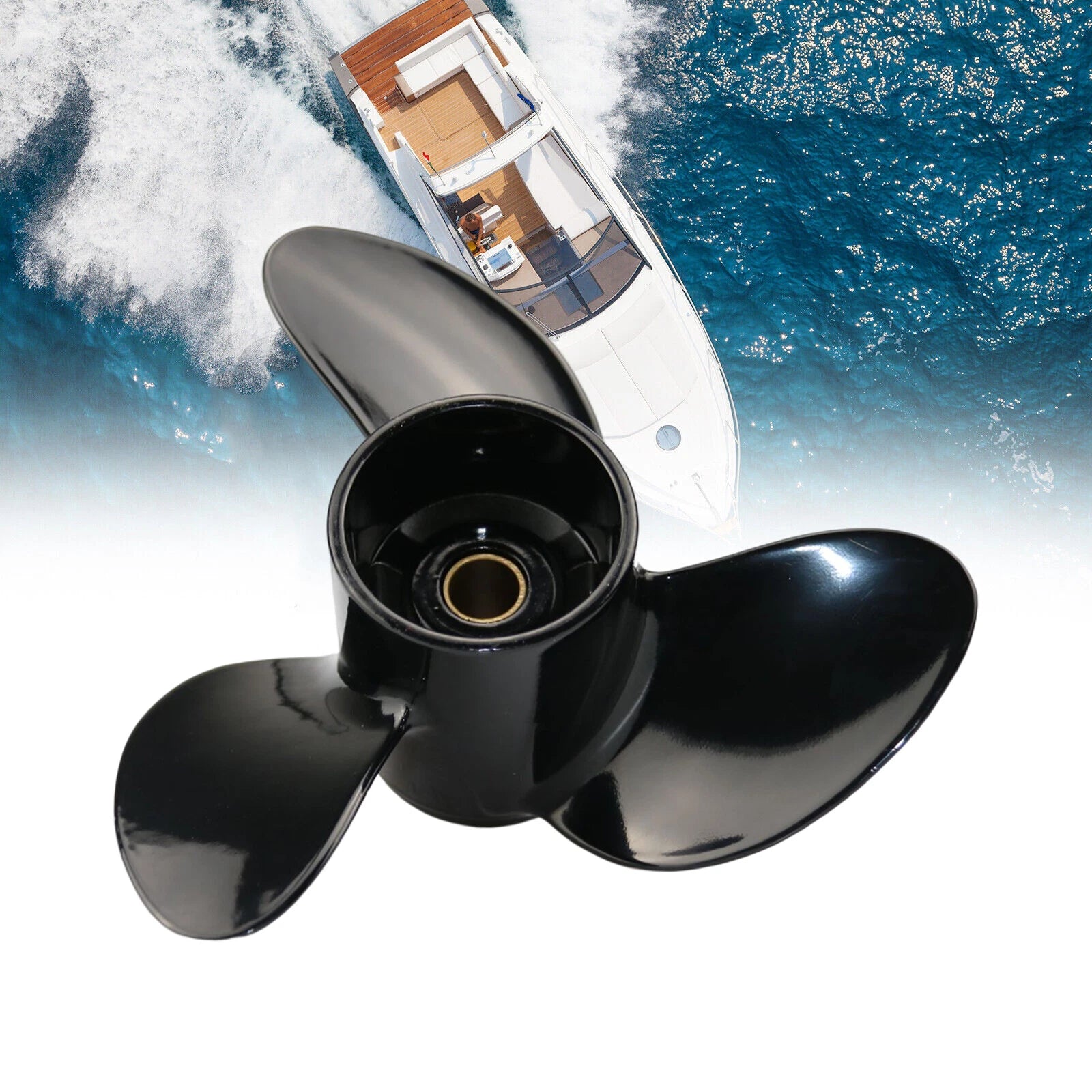 Aluminum Outboard Propeller 7.8x7" for Tohatsu-Nissan Mercury 4-6HP (3R1B64514-0)