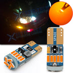 LED Side Marker Light Bulbs for T10 168 194 192 175 (3K Amber) (2010–2019)