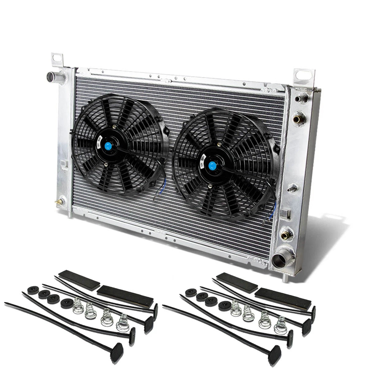2X Aluminum Radiator for Chevy Silverado 1500/2500 (4.8/5.3)