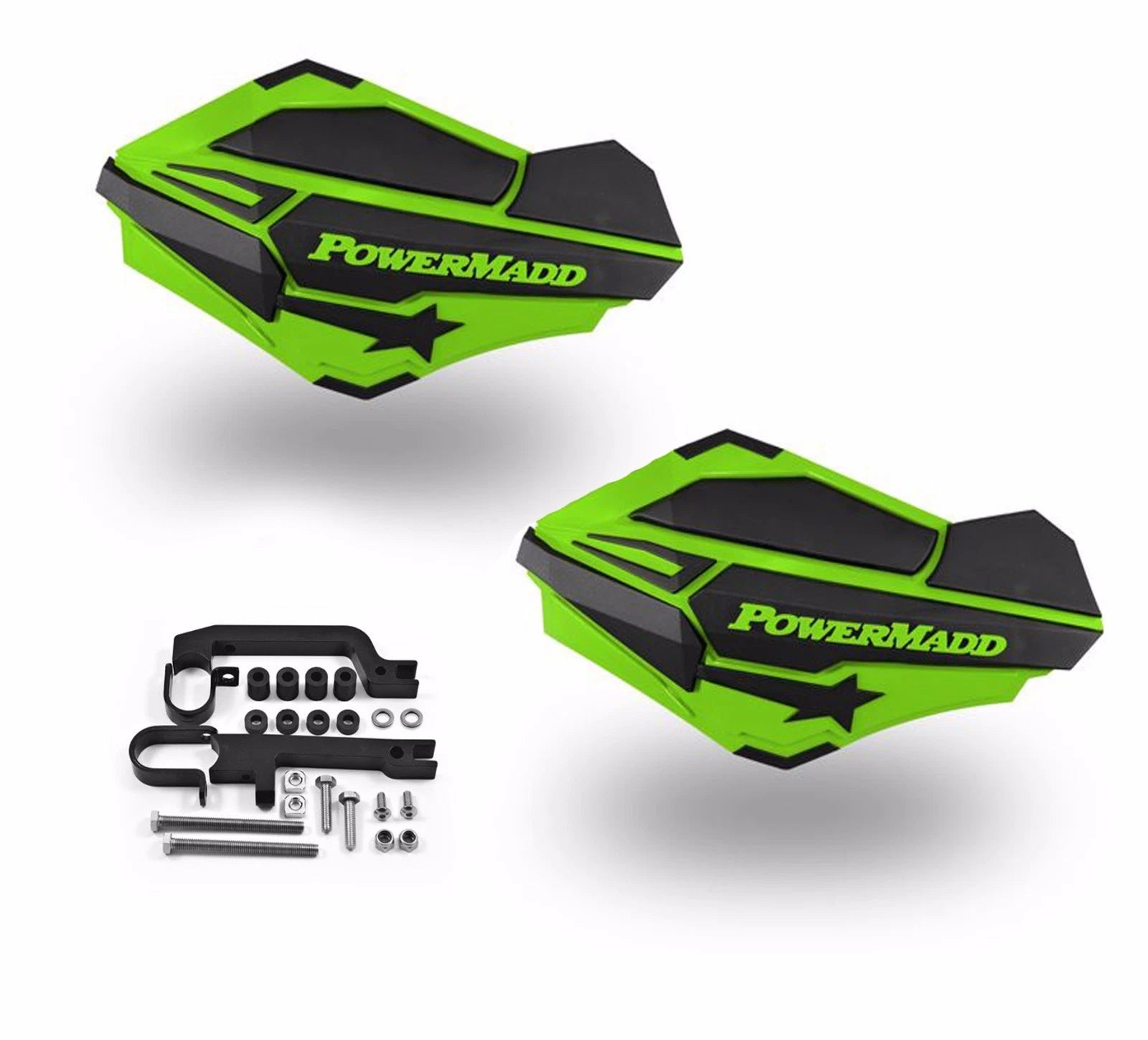 Powermadd Sentinel Handguards Kit for Ski-Doo Summit (2010–2023) - Green