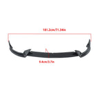 Carbon Style Front Bumper Lip Spoiler for Tesla Model Y (2020–2024)
