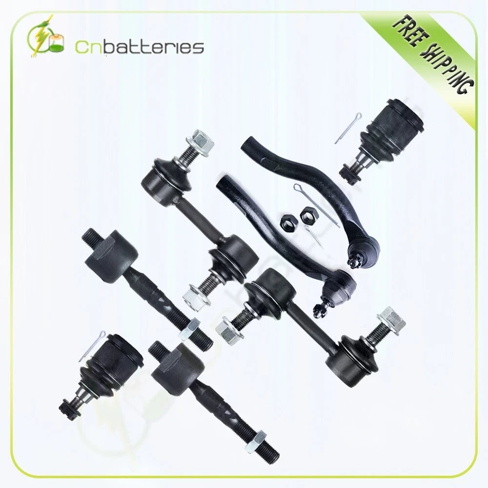 8pcs Steering Ball Joint Tie Rod End Sway Bar Link for Honda Accord Coupe