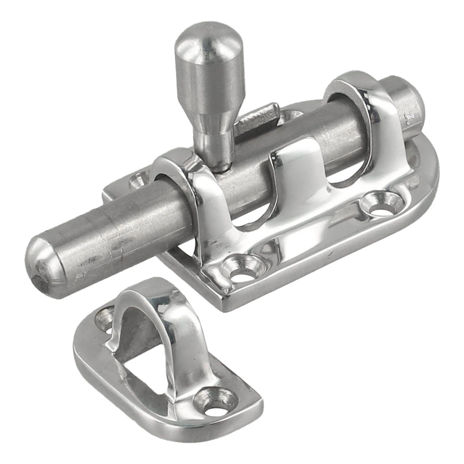 Stainless Steel Door Lock Latch Slide Bolt Clasp 60mm for Marine Use