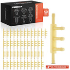 50Pcs Nylon Retainer Clips for Ford 5-Way Vacuum T Connector