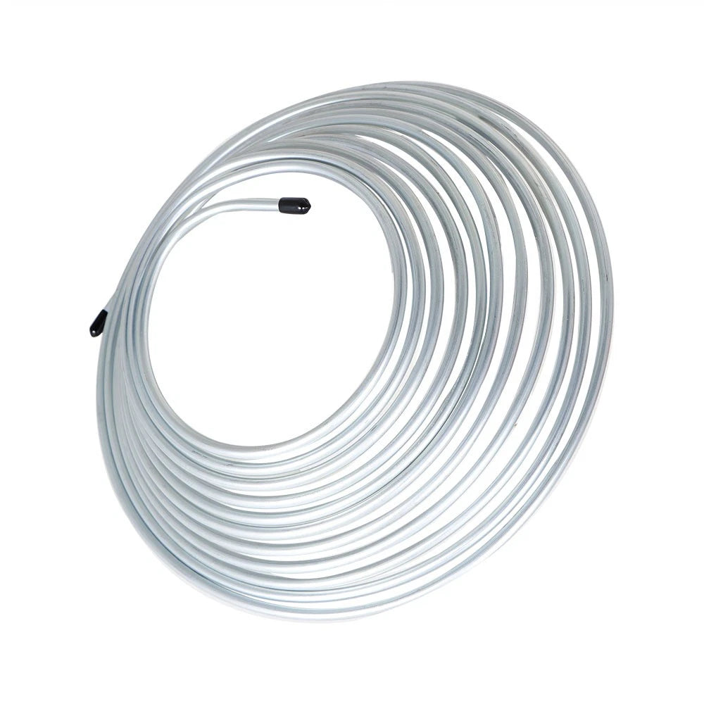 1PC 25 Ft Zinc-Coated Steel Brake Line Tubing Kit for Vehicles