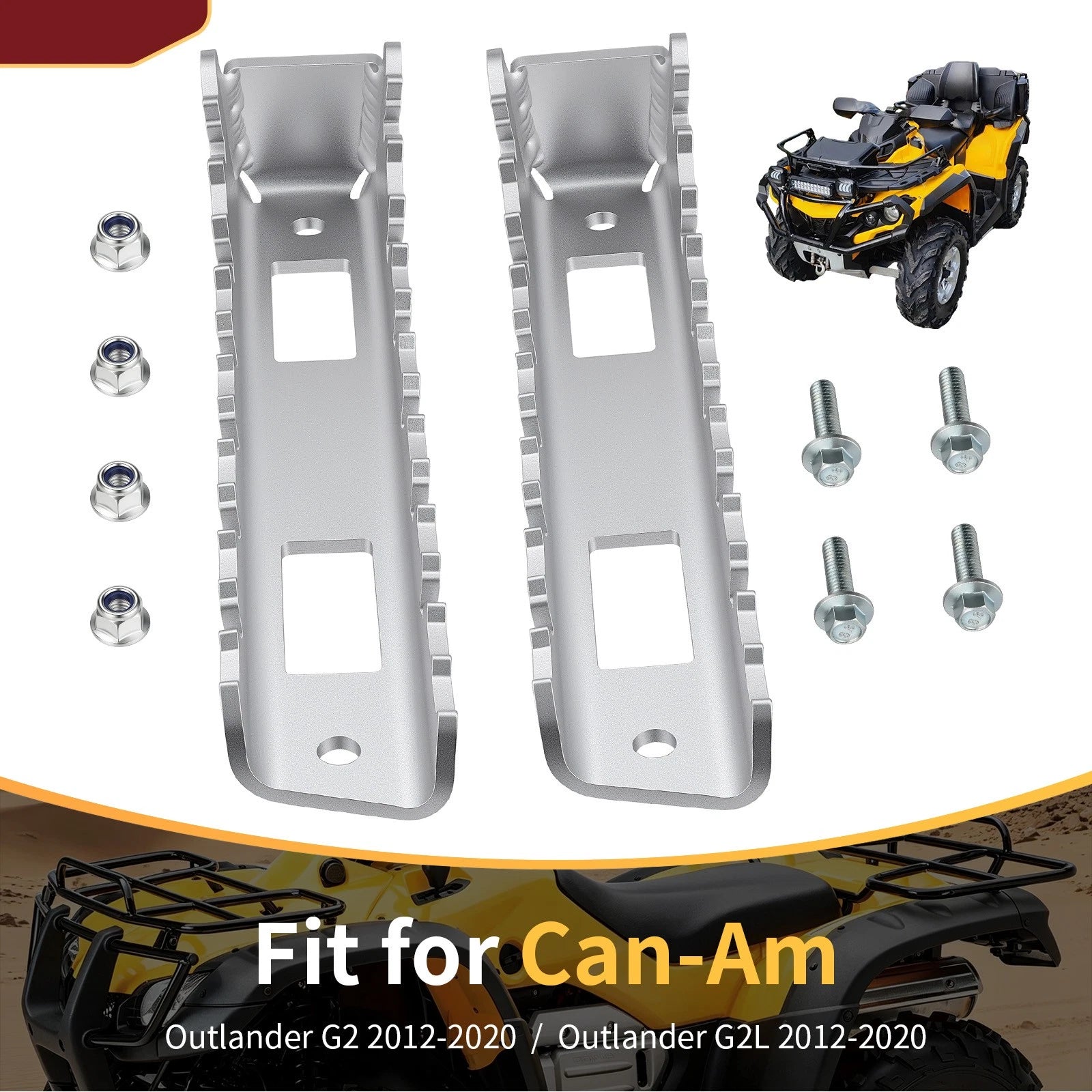 Footpeg Kit for Can-Am Outlander G2 G2L (2012–2020) #715001131
