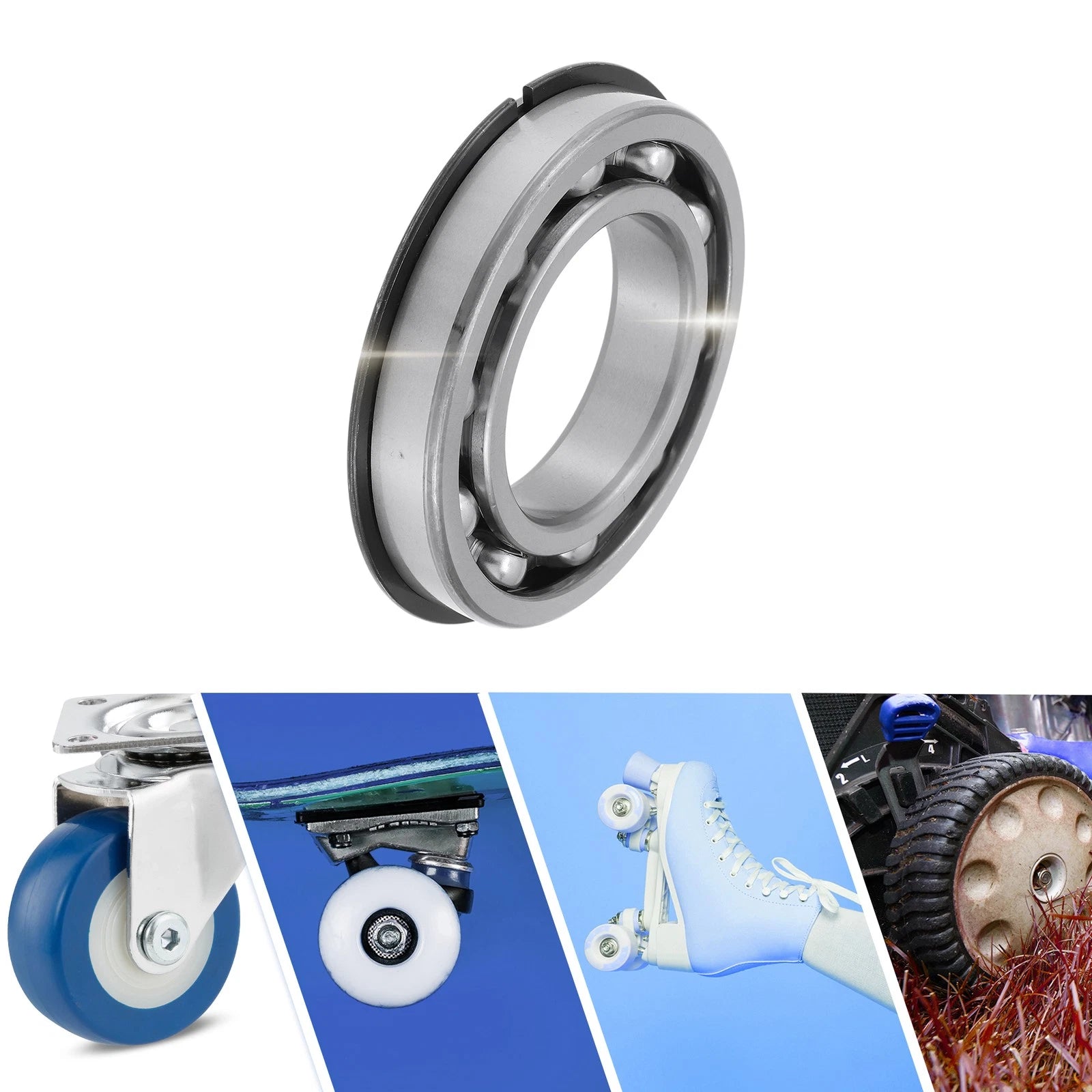 Deep Groove Ball Bearing 6215NR for Scooter Skateboard (P0 75x130x25mm)