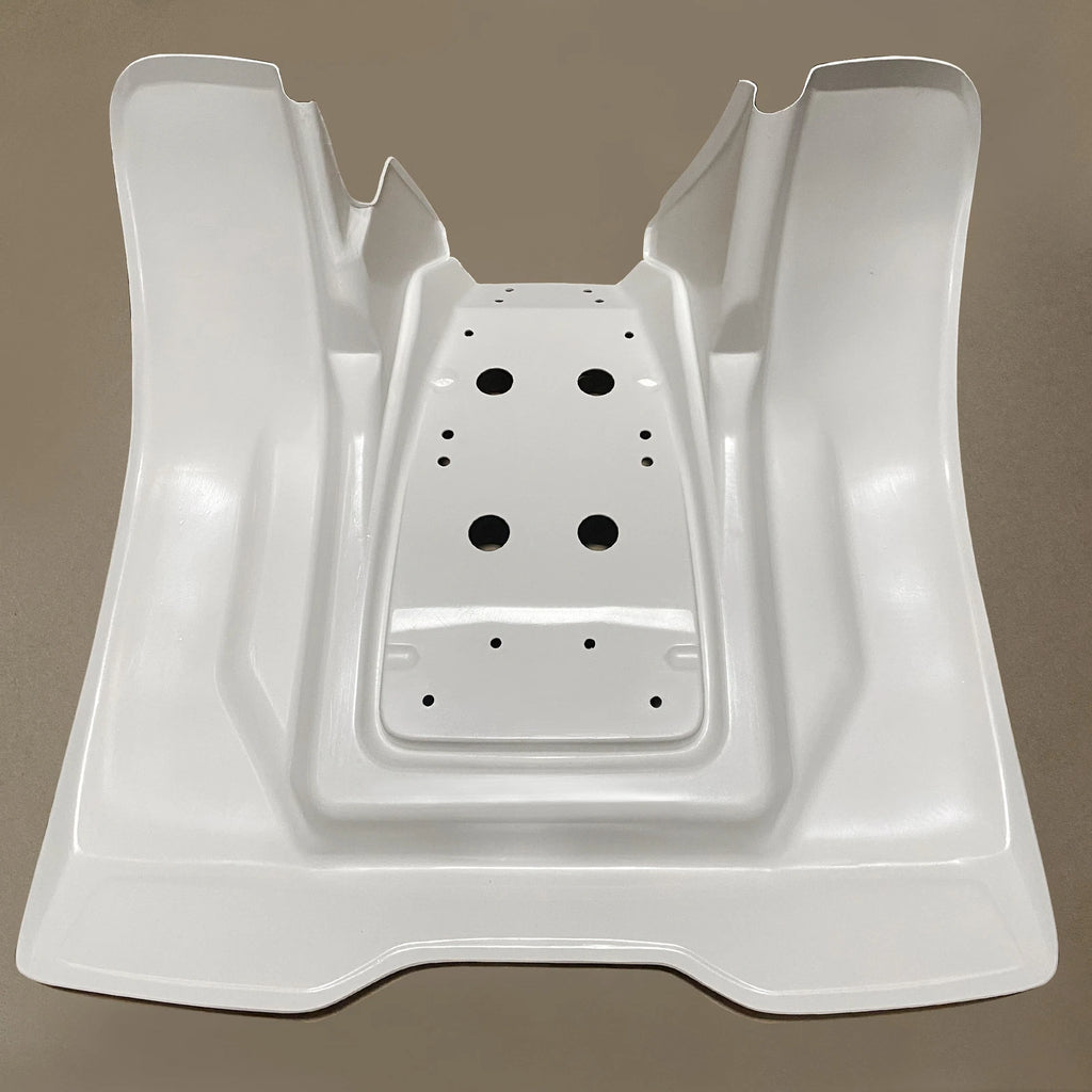 Rear Fender for Honda ATC200X (1983–1985) - White Plastic Mud Guard