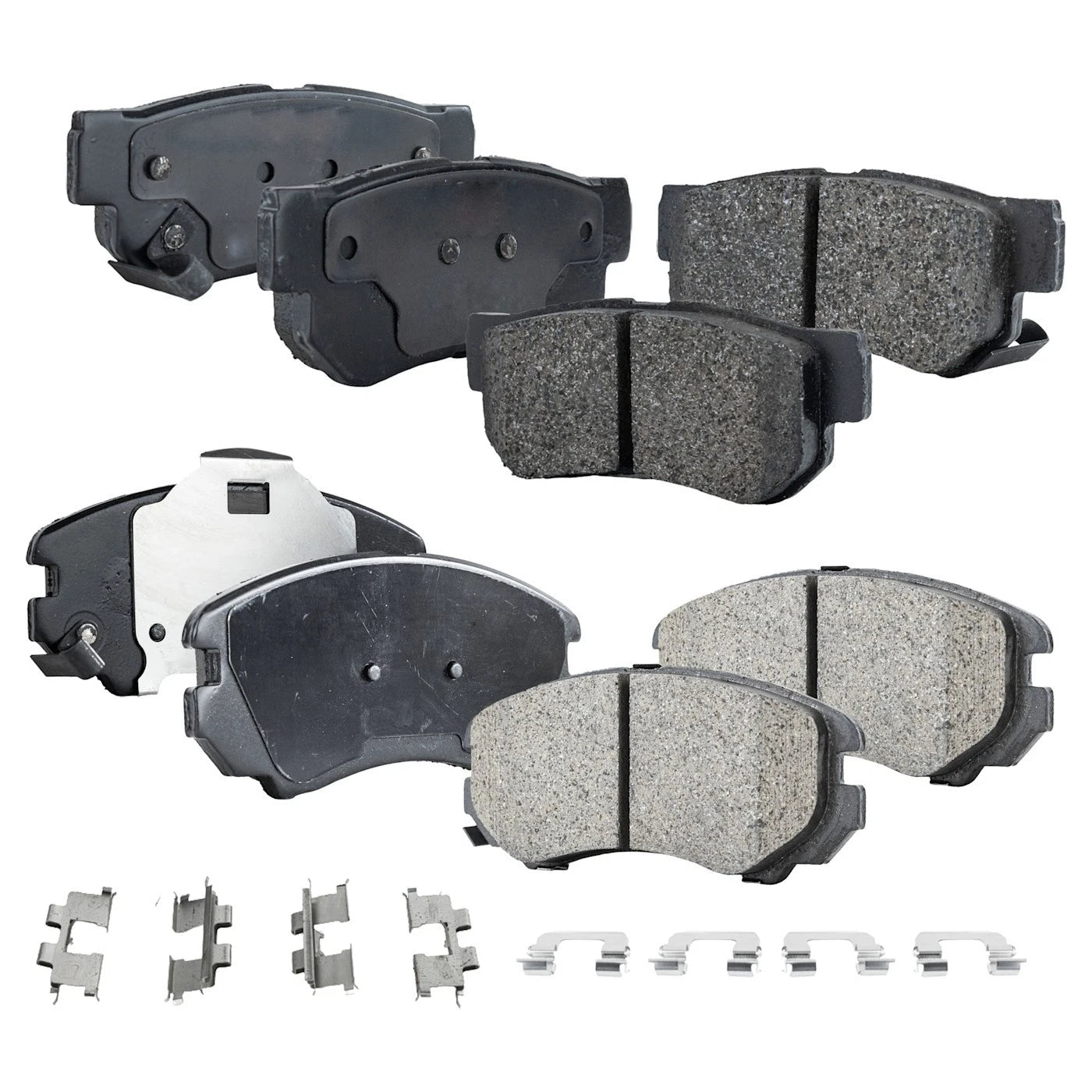 Brake Pad Set for Hyundai Elantra (2007–2009) Front and Rear