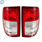 Set of 2 Tail Lights for Dodge Ram 2500 (2019–2022) with Chrome Bezel