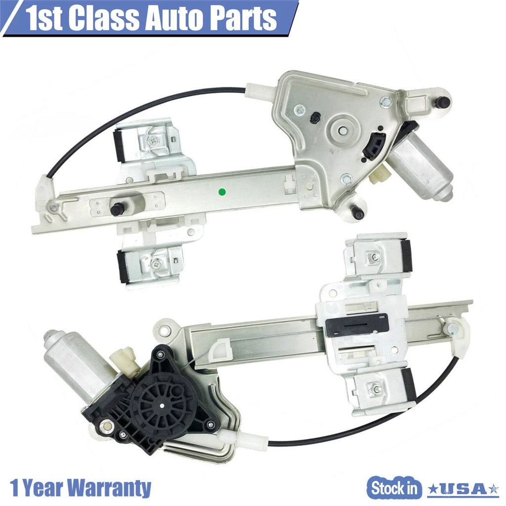 2X Rear Window Regulator with Motor for Oldsmobile Aurora (2001-2003)