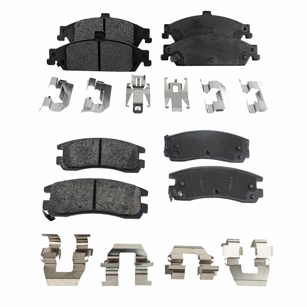 Brake Pad Set for Pontiac Grand Am (1999–2005) Front and Rear 2X FWD