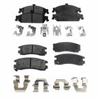 Brake Pad Set for Pontiac Grand Am (1999–2005) Front and Rear 2X FWD