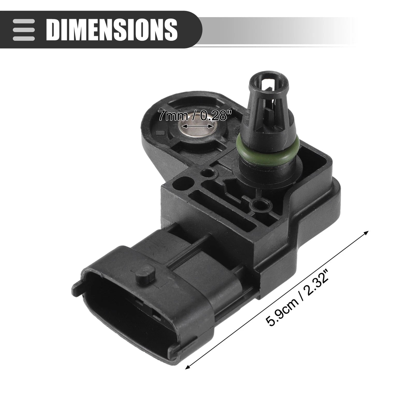 Manifold Air Pressure Sensor for Ford Escape (2001–2012) No. EL8A-9F479-AA