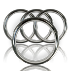 SETOF4 16" STAINLESS STEEL WHEEL TRIM RINGS BEAUTY RIMS GLAMOUR RING for GM RIM