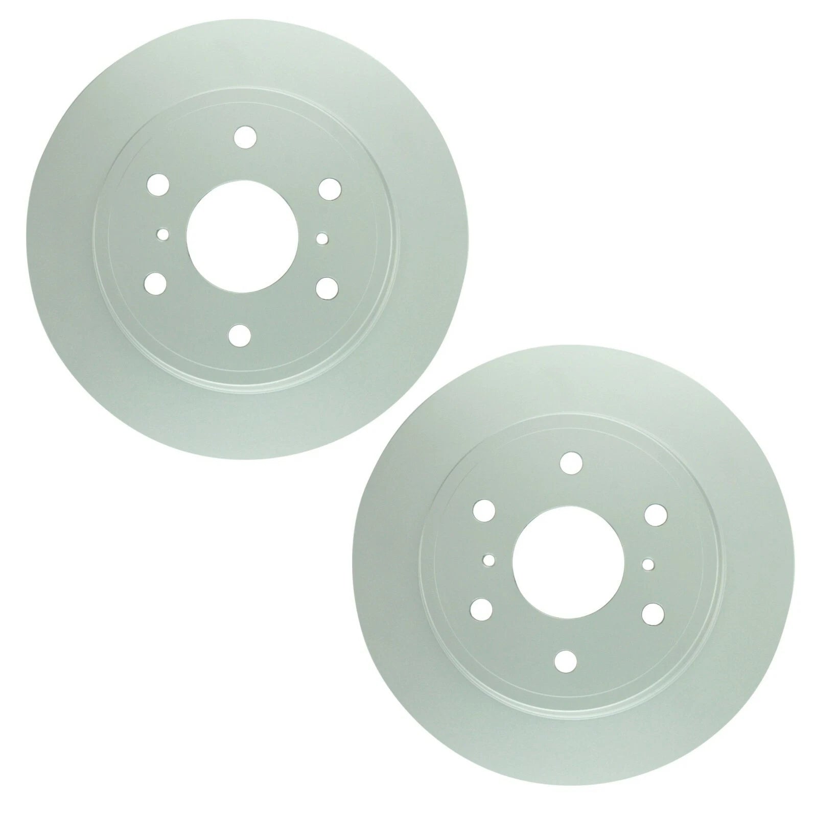 Set of 2 Bosch QuietCast Disc Brake Rotors for Cadillac Chevrolet GMC