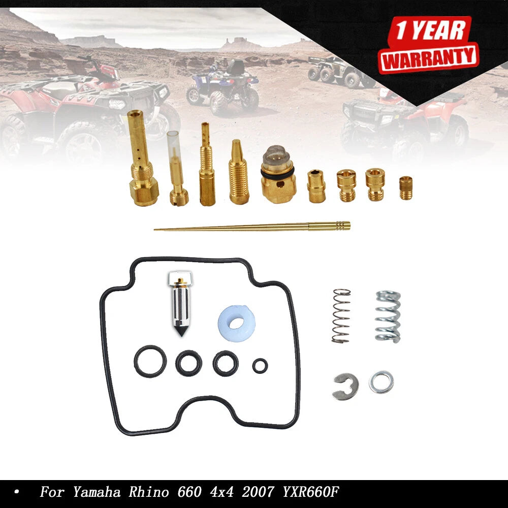 Carburetor Rebuild Kit for Yamaha Rhino 660 4x4 (2007)
