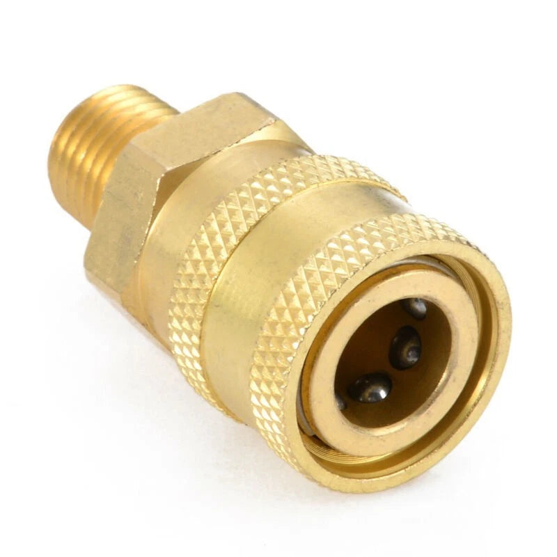 1X Pressure Washer Connect Coupler Converter 1/4 Inch Male Adapter