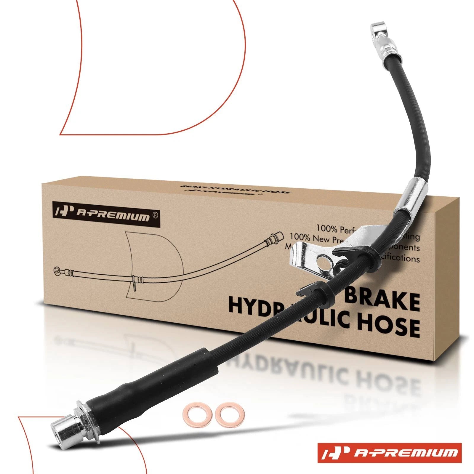Front Left Brake Hydraulic Hose for Chevy Equinox (2010–2017)