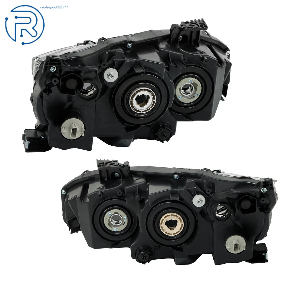 2X Headlight Assembly for Honda Civic (2016-2021) with LED DRL Black Housing