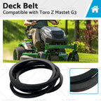 Black Deck Belt for Toro Z Master G3 (114-5858, 74915, 74925, 74935)