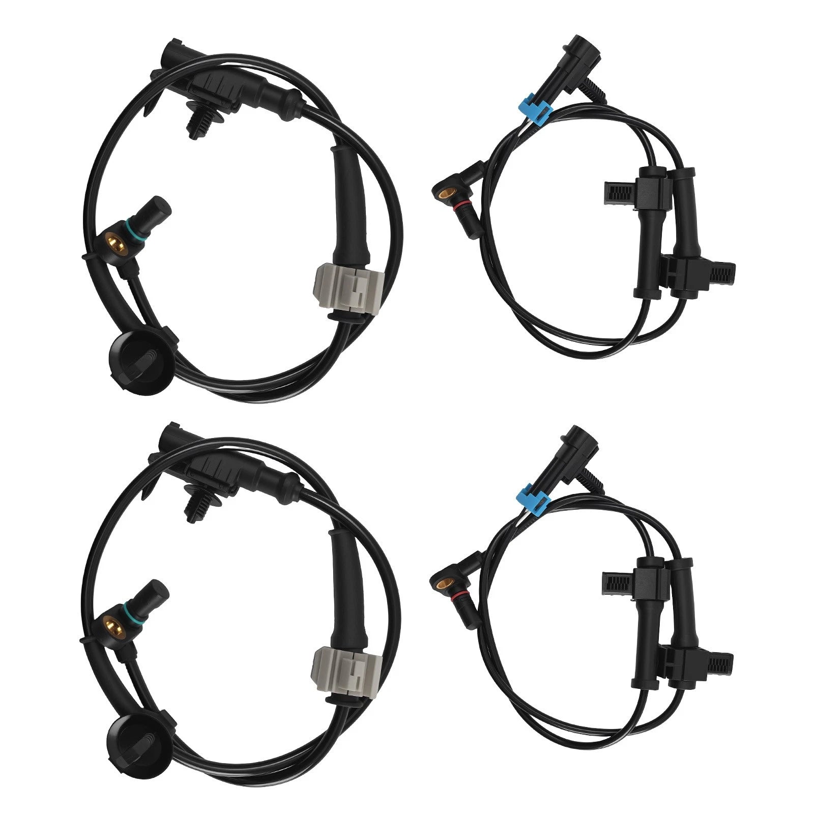 4Pcs ABS Wheel Speed Sensor for Chevy Tahoe Avalanche GMC Yukon (2007–2012)