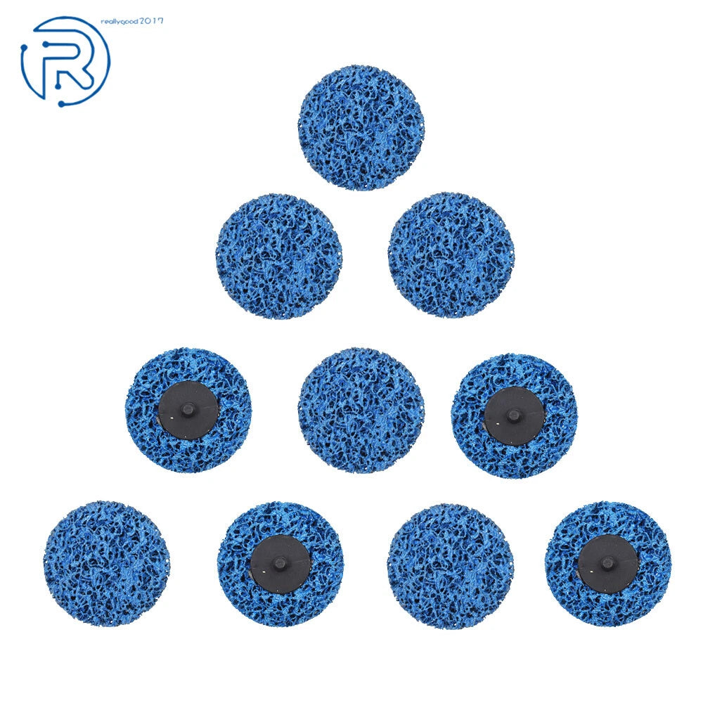 Set of 10 Quick Change Easy Strip & Clean Discs for Paint Rust