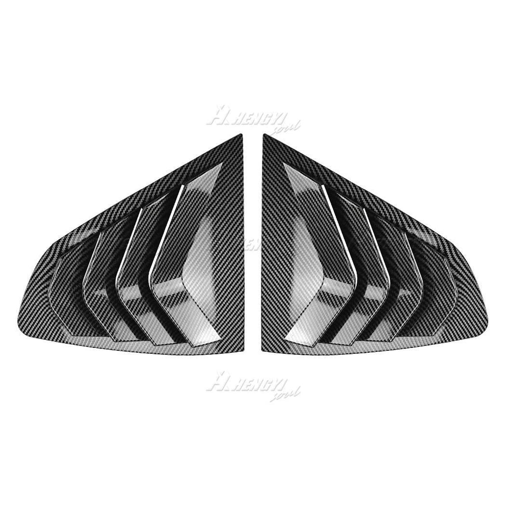 Carbon Style Rear Window Louver Vent Cover for BMW X4 (2018–2024)