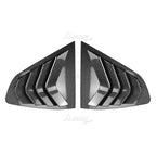Carbon Style Rear Window Louver Vent Cover for BMW X4 (2018–2024)
